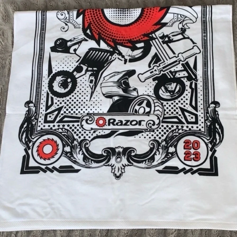 New Razor USA Razor Scooter Eco-Friendly Screen Printed Beach Towel